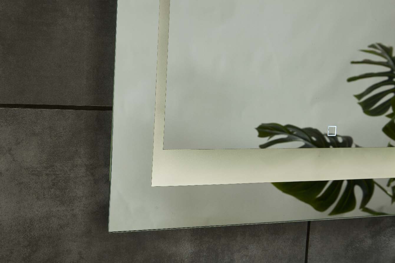 CE IP44 neue Art-4 Seiten Rahmen Beleuchtete LED Badezimmerspiegel mit