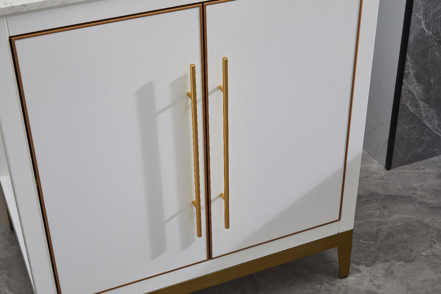 Weiße Luxus moderne Badezimmerschränke - Kaufen Sie Badezimmereitelkeit